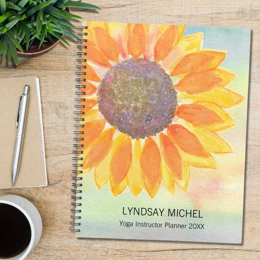 Individuelle Name Yoga Instructor Planner 2023 Planer
