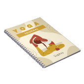 Individuelle Name Yoga moderne, farbenfrohe Zeitsc Notizblock (Rechte Seite)