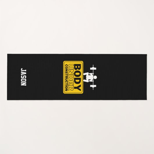 Individuelle Name Yogamatte (Vorderseite (Horizontal))