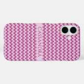 Individuelle Name Zickzack Pattern Gehäuse Case-Mate iPhone Hülle (Rückseite (Horizontal))