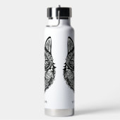 Individuelle Name Zierkatze Trinkflasche (rechts)