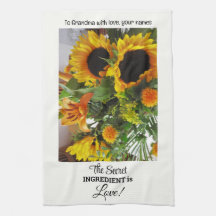 Individuelle Name, Zitat Sonnenblumen drucken 16x2