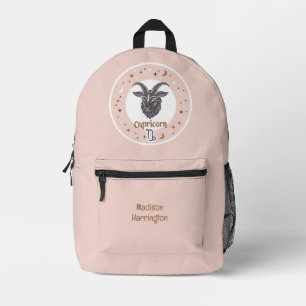 Individuelle Name Zodiac Schild Kapricorn Bedruckter Rucksack