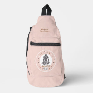 Individuelle Name Zodiac Sign Aquarius Crossbody Bag