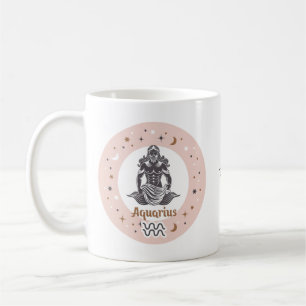 Individuelle Name Zodiac Sign Aquarius Kaffeetasse