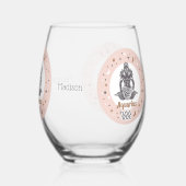 Individuelle Name Zodiac Sign Aquarius Weinglas Ohne Stiel (Rechts)