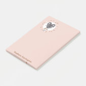 Individuelle Name Zodiac Sign Aries Post-it Klebezettel (angewinkelt)