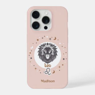 Individuelle Name Zodiac Sign Leo iPhone 15 Pro Hülle
