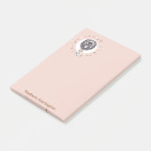 Individuelle Name Zodiac Sign Leo Post-it Klebezettel (angewinkelt)