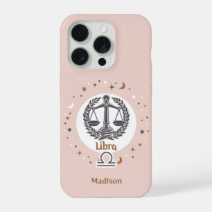 Individuelle Name Zodiac Sign Libra iPhone 15 Pro Hülle