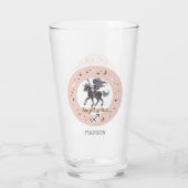 Individuelle Name Zodiac Sign Sagittarius Glas (Rückseite)