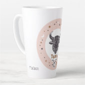 Individuelle Name Zodiac Sign Taurus Milchtasse (Linke Ecke)