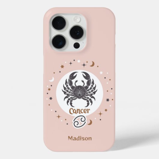 Individuelle Name Zodiac-Syndrom Case-Mate iPhone Hülle (Rückseite)