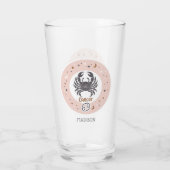 Individuelle Name Zodiac-Syndrom Glas (Rückseite)