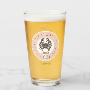 Individuelle Name Zodiac-Syndrom Glas
