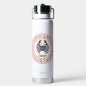 Individuelle Name Zodiac-Syndrom Trinkflasche (Hinten)