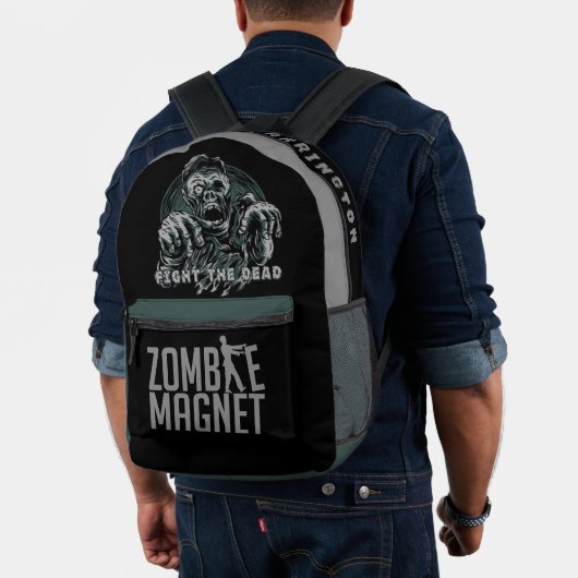 Individuelle Name Zombie Bedruckter Rucksack (Insitu (Modell))