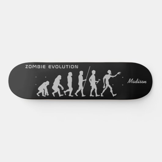 Individuelle Name Zombie Evolution Skateboards (Horizontal)