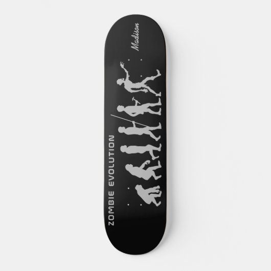 Individuelle Name Zombie Evolution Skateboards (Vorderseite)