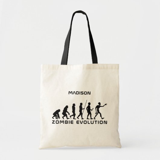 Individuelle Name Zombie Evolution Taschen (Vorne)