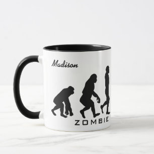 Individuelle Name Zombie Evolution Tasse
