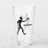 Individuelle Name Zombie Glas (Rückseite)