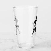 Individuelle Name Zombie Glas (Rechts)