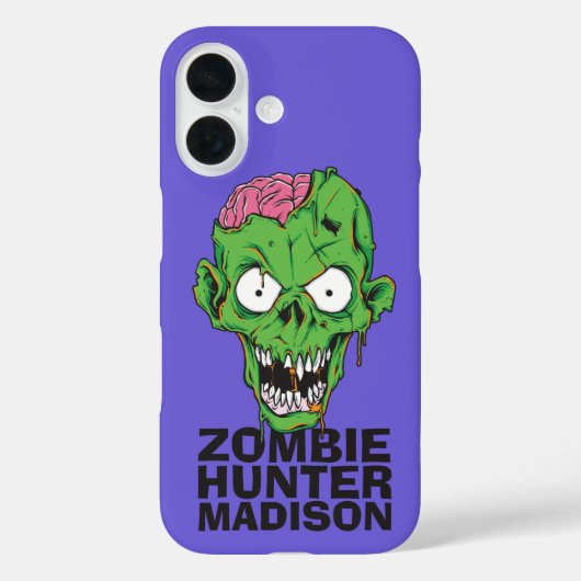 Individuelle Name Zombie Hunter Telefonfälle Case-Mate iPhone Hülle (Rückseite)