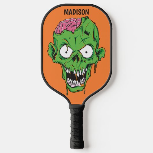 Individuelle Name Zombie Pickleball Schläger (Vorderseite)