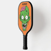 Individuelle Name Zombie Pickleball Schläger (Links)