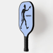 Individuelle Name Zombie Pickleball Schläger (Links)