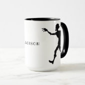 Individuelle Name Zombie Tasse (VorderseiteRechts)