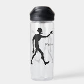 Individuelle Name Zombie Trinkflasche (Rückseite)