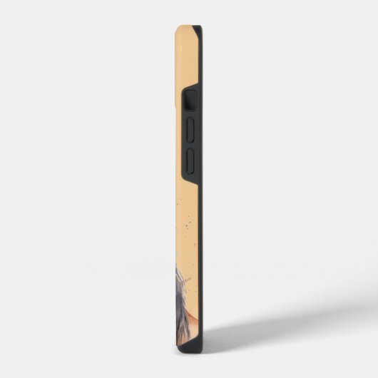 Individuelle Name Zuchtpferde iPhone Hülle (Linke Seite)