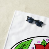 Individuelle Name Zucker Badetuch Skull (Beispiel)