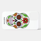 Individuelle Name Zucker Skull Telefongehäuse Case-Mate iPhone Hülle (Rückseite (Horizontal))