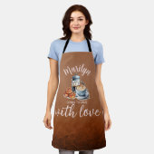 Individuelle Name zum Thema Kaffee Schürze (Getragen)