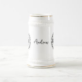 Individuelle Name zum Zitat des inspirierenden Vat Bierglas (Mittel)