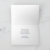 Individuelle Name Zweite Mitarbeiter Workiversary Karte (Innenseite)
