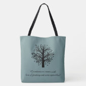 Individuelle Namen/Daten des Großmutter-Baums Tasche (Rückseite)