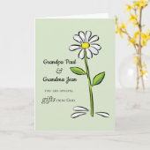 Individuelle Namen Geschenk von Gottes Daisy Grand Karte (Gelbe Blume)