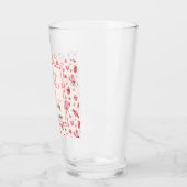 Individuelle Namen, Girly Galentine Day Pint Glass Glas (Links)