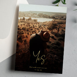 Individuelle Namen Moderne wir machen Gold Foto Sa Folieneinladung