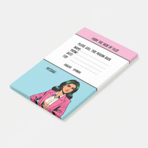 Individuelle Namens Geschäftstelefonnachricht Büro Post-it Klebezettel