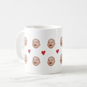 Individuelle Niedliche Babysicht mit einem Foto Ta Kaffeetasse (Vorderseite Links)