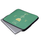 Individuelle Notebook-Ärmel aus Weißwein Laptopschutzhülle (Vorne Knopf)