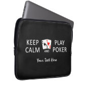 Individuelle Notebook-Ärmel für CALM & PLAY POKER Laptopschutzhülle (Vorne Rechts)