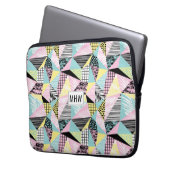 Individuelle Notebook-Ärmel mit abstraktem Muster Laptopschutzhülle (Vorderseite Links)