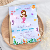 Individuelle Ocean Theme Party Card Einladung