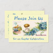 Individuelle Osterfeier Einladung (Vorne/Hinten)